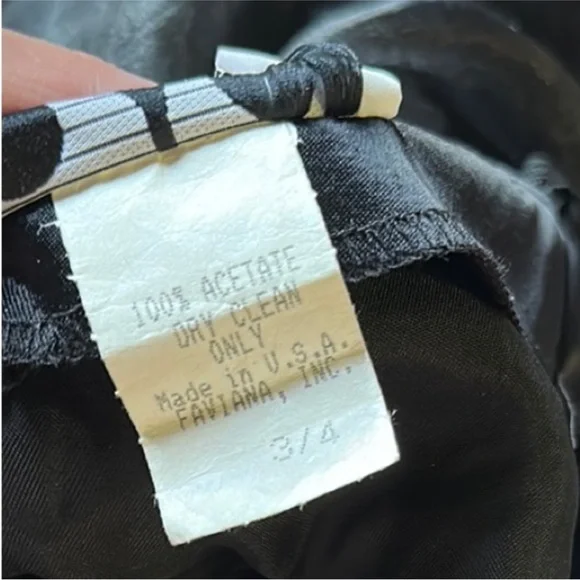 VINTAGE Faviana Halter Cocktail Dress Black Sequin Tulle Size 3/4 USA - Picture 3 of 9